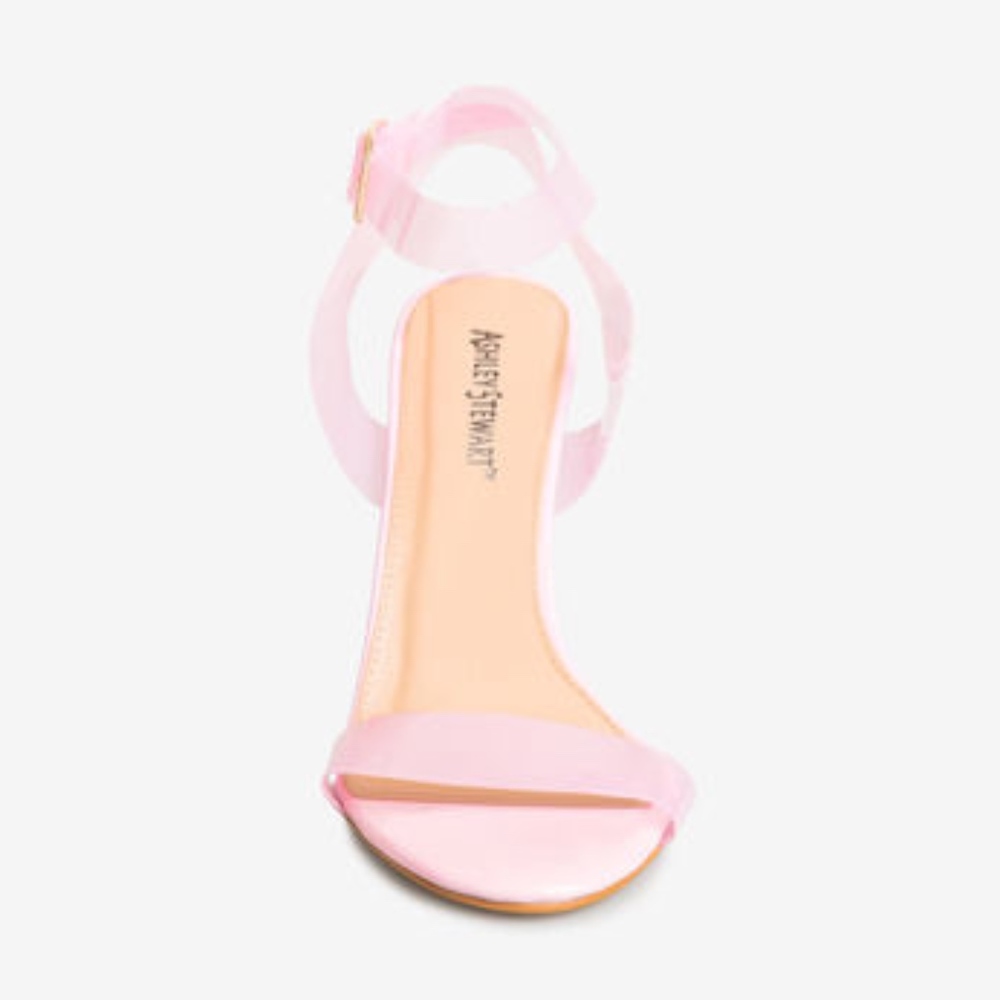 STRAPPY LUCITE SANDAL - WIDE WIDTH